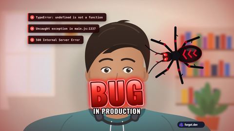 The Bug in production moment on a sample camera