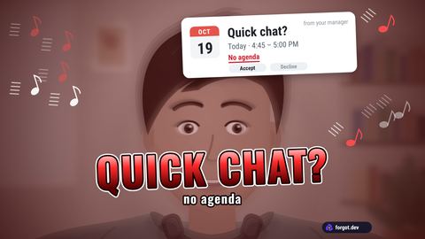 The Quick chat? moment on a sample camera
