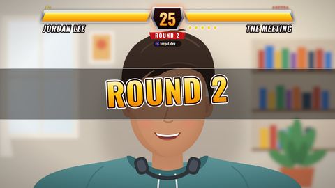 The Round 2, fight moment on a sample camera